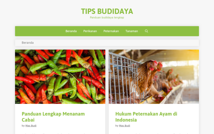 Tips Budidaya